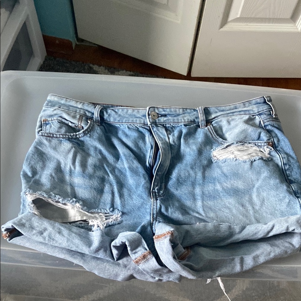 American Eagle Outfitters Blue Denim Shorts